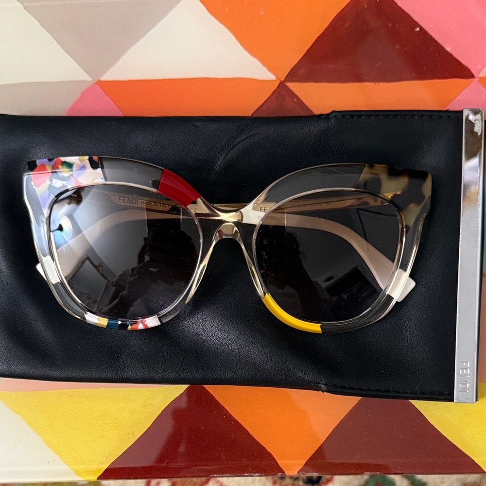 Fendi Women's Colorful Cat-Eye Sunglasses